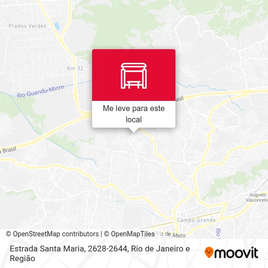 Estrada Santa Maria, 2628-2644 mapa