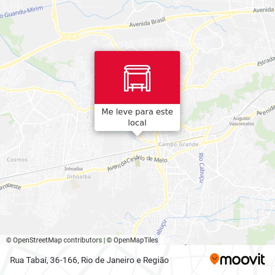 Rua Tabaí, 36-166 mapa
