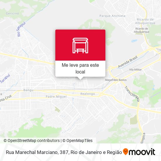 Rua Marechal Marciano, 387 mapa