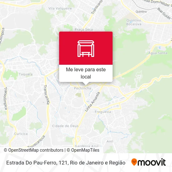 Estrada Do Pau-Ferro, 121 mapa