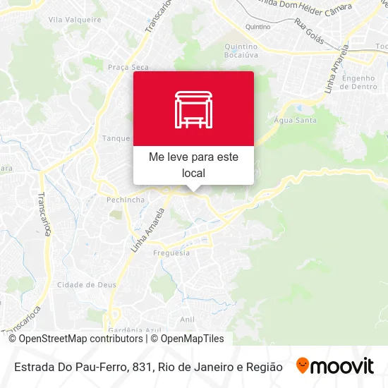 Estrada Do Pau-Ferro, 831 mapa