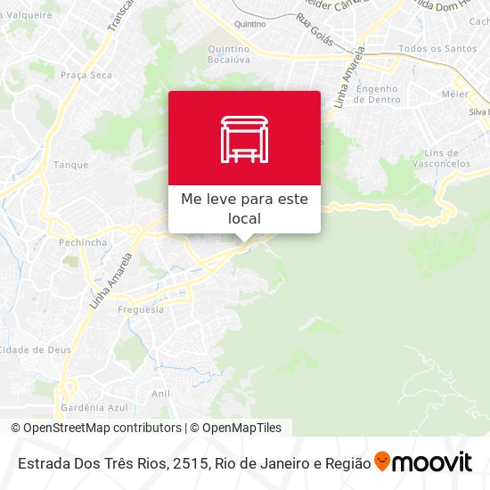 Estrada Dos Três Rios, 2515 mapa