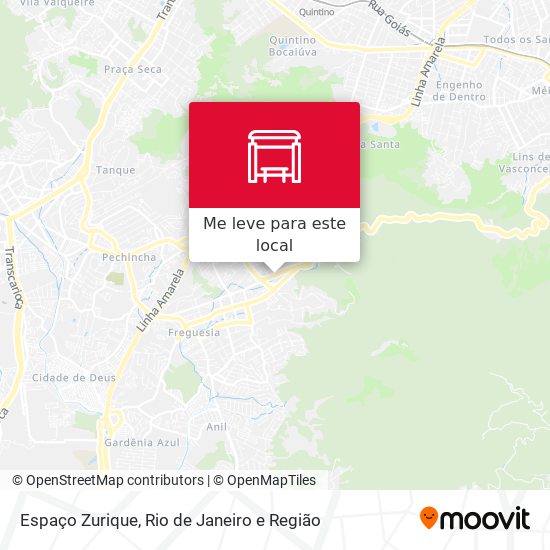 Espaço Zurique mapa