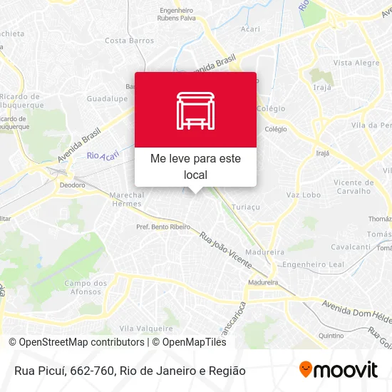 Rua Picuí, 662-760 mapa
