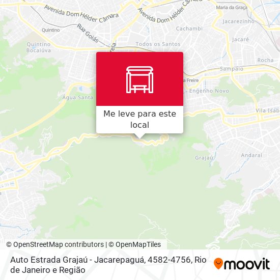 Auto Estrada Grajaú - Jacarepaguá, 4582-4756 mapa