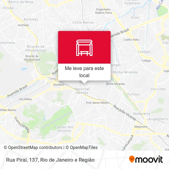 Rua Piraí, 137 mapa
