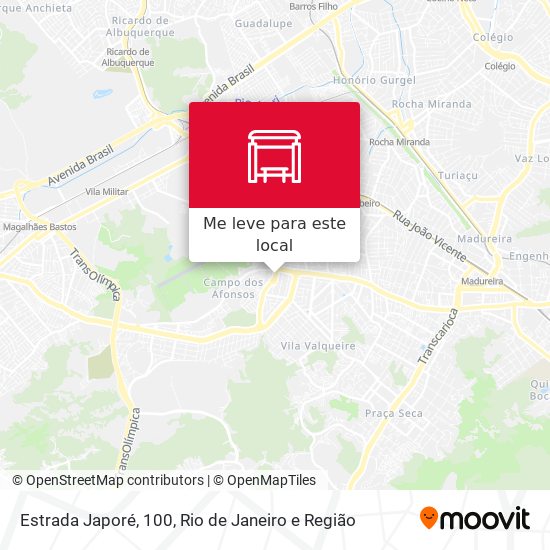 Estrada Japoré, 100 mapa