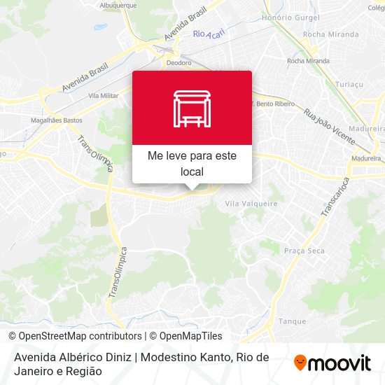 Avenida Albérico Diniz | Modestino Kanto mapa