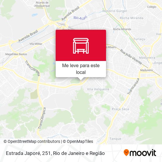 Estrada Japoré, 251 mapa
