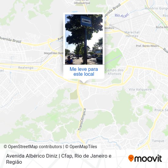 Avenida Albérico Diniz | Cfap mapa