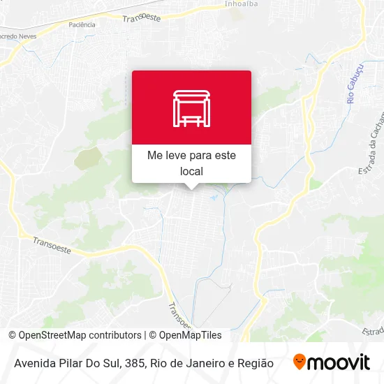 Avenida Pilar Do Sul, 385 mapa