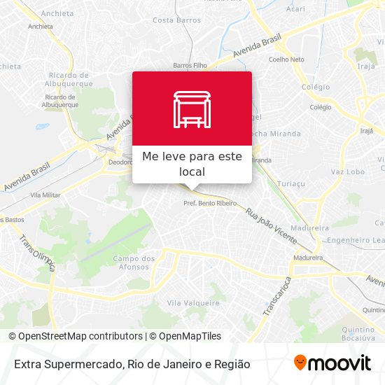 Extra Supermercado mapa