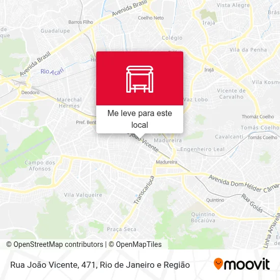 Rua João Vicente, 471 mapa