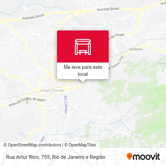 Rua Artur Rios, 755 mapa