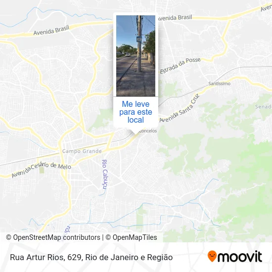 Rua Artur Rios, 629 mapa