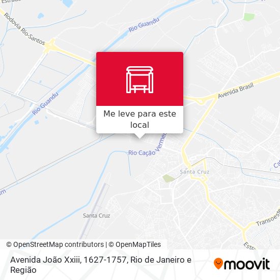 Avenida João Xxiii, 1627-1757 mapa