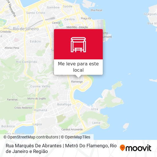 Rua Marquês De Abrantes | Metrô Do Flamengo mapa