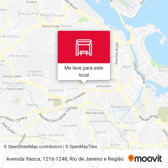 Avenida Itaoca, 1216-1248 mapa