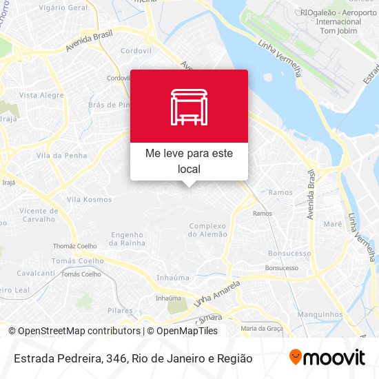 Estrada Pedreira, 346 mapa