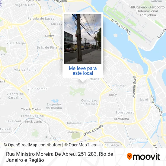 Rua Ministro Moreira De Abreu, 251-283 mapa
