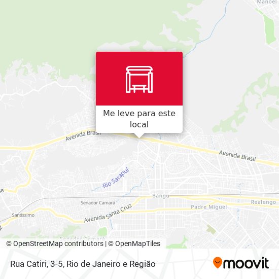 Rua Catiri, 3-5 mapa