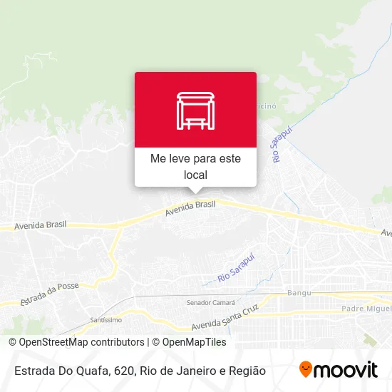 Estrada Do Quafa, 620 mapa