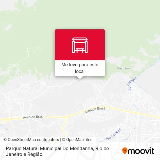 Parque Natural Municipal Do Mendanha mapa