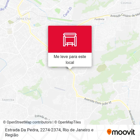 Estrada Da Pedra, 2274-2374 mapa