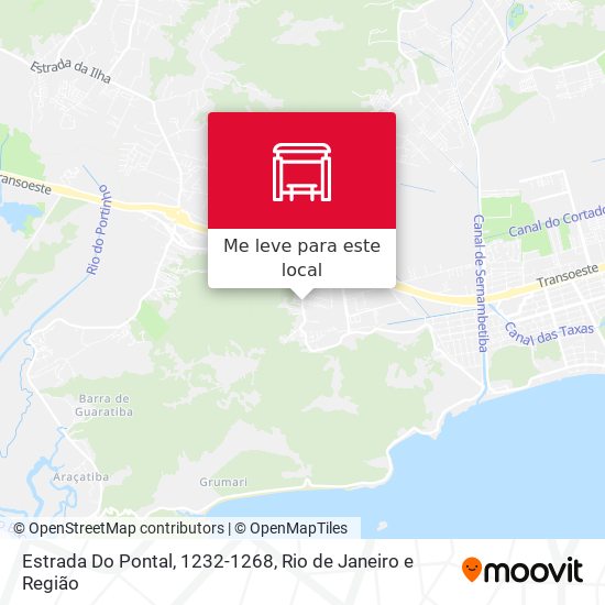 Estrada Do Pontal, 1232-1268 mapa