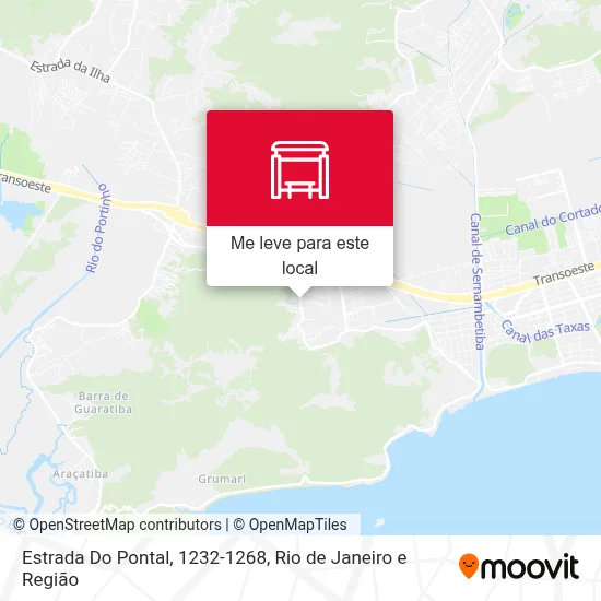 Estrada Do Pontal, 1232-1268 mapa