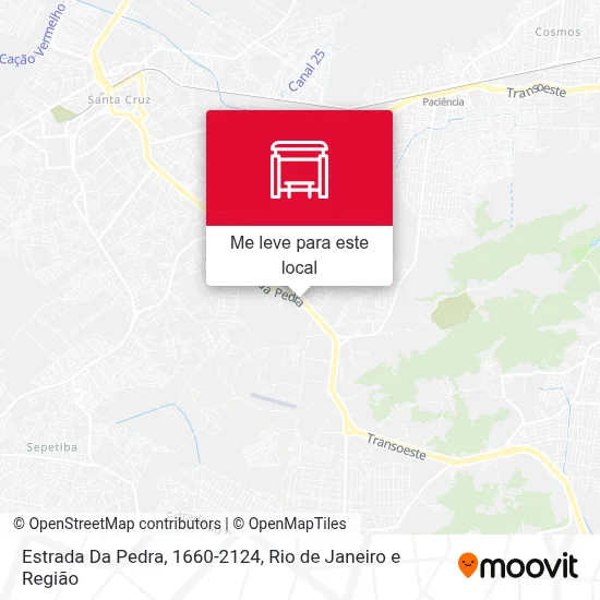 Estrada Da Pedra, 1660-2124 mapa