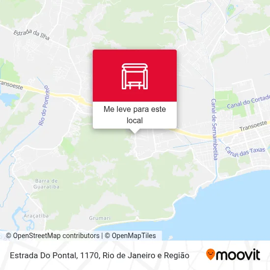 Estrada Do Pontal, 1170 mapa