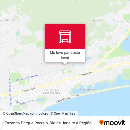 Fazenda Parque Recreio mapa