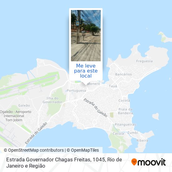Estrada Governador Chagas Freitas, 1045 mapa