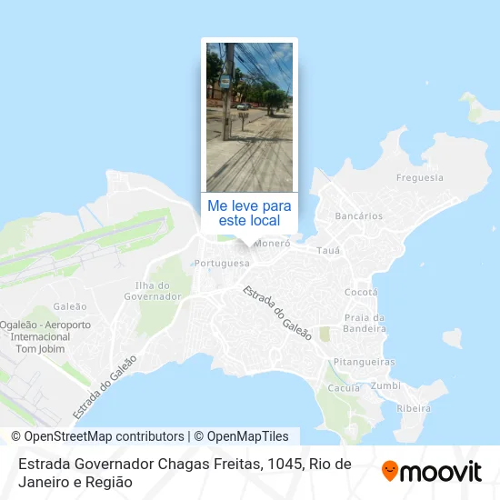 Estrada Governador Chagas Freitas, 1045 mapa