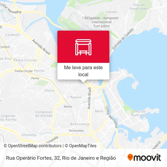 Rua Operário Fortes, 32 mapa
