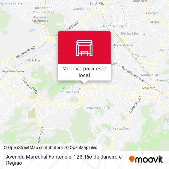 Avenida Marechal Fontenele, 123 mapa