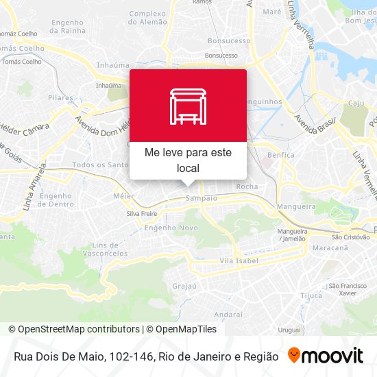 Rua Dois De Maio, 102-146 mapa