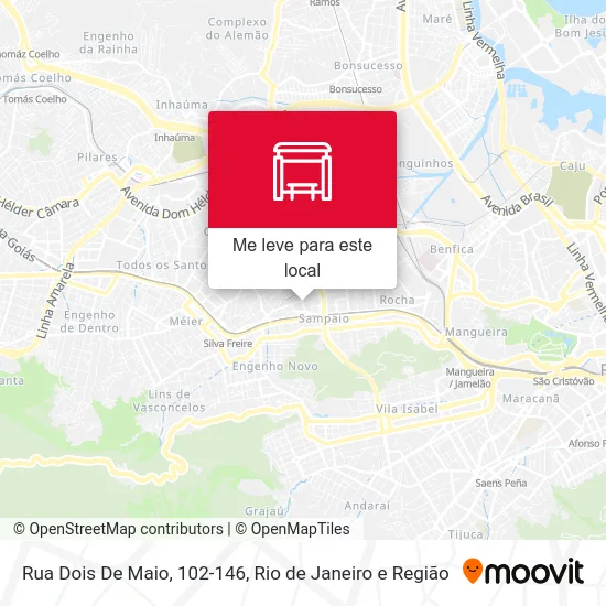 Rua Dois De Maio, 102-146 mapa