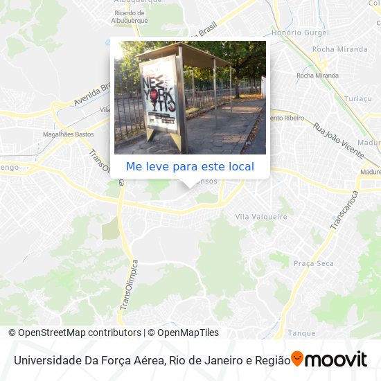 Universidade Da Força Aérea mapa