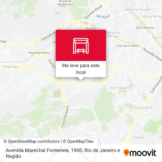 Avenida Marechal Fontenele, 1900 mapa