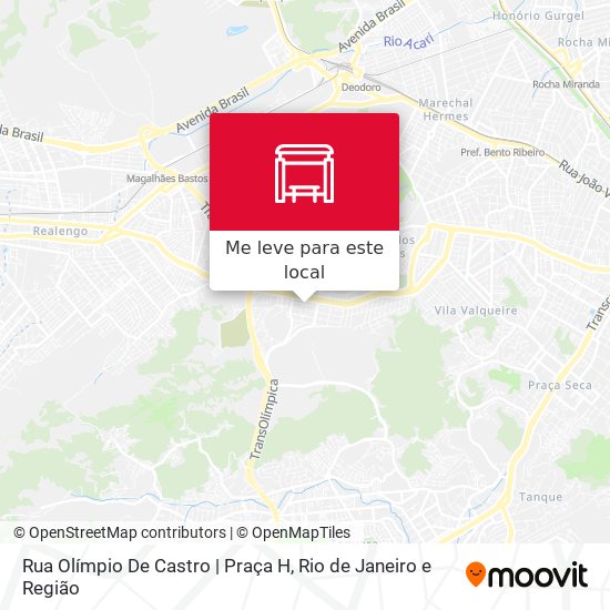 Rua Olímpio De Castro | Praça H mapa