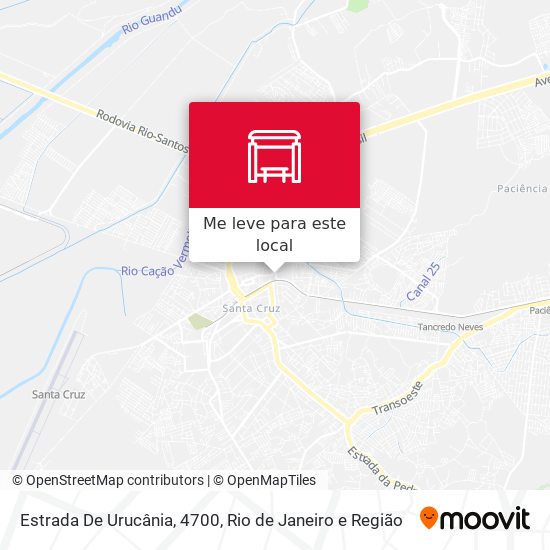 Estrada De Urucânia, 4700 mapa