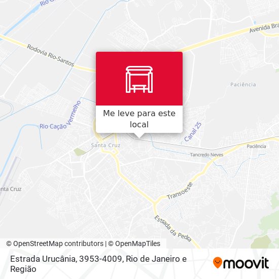 Estrada Urucânia, 3953-4009 mapa