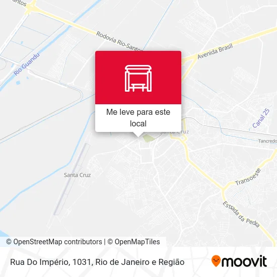 Rua Do Império, 1031 mapa