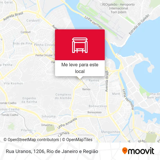 Rua Uranos, 1206 mapa