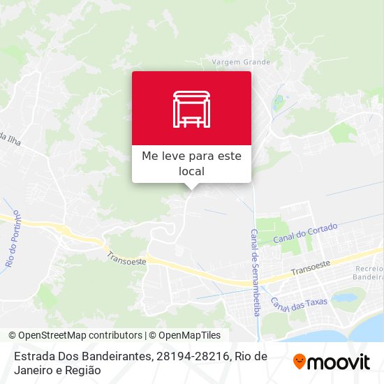 Estrada Dos Bandeirantes, 28194-28216 mapa