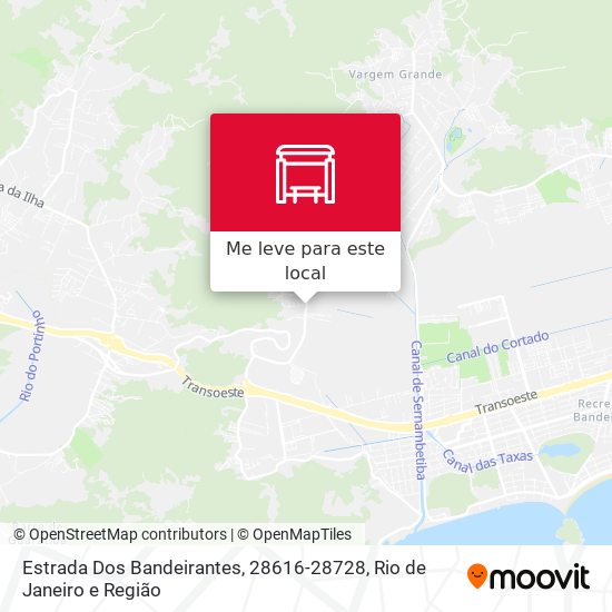 Estrada Dos Bandeirantes, 28616-28728 mapa