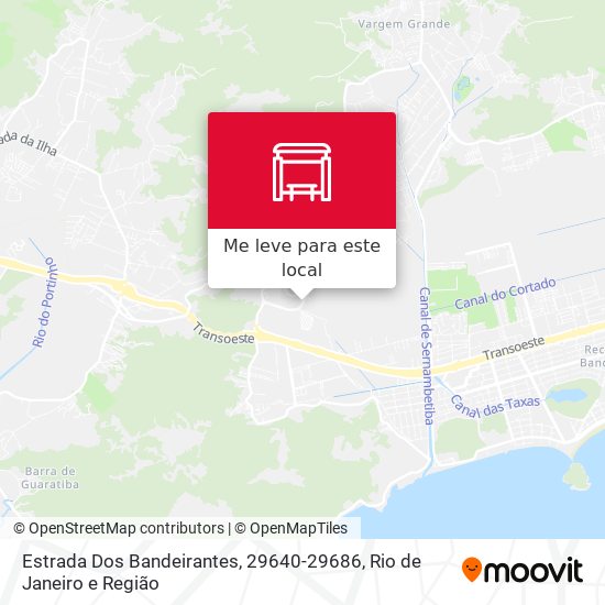 Estrada Dos Bandeirantes, 29640-29686 mapa