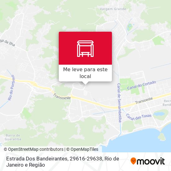 Estrada Dos Bandeirantes, 29616-29638 mapa